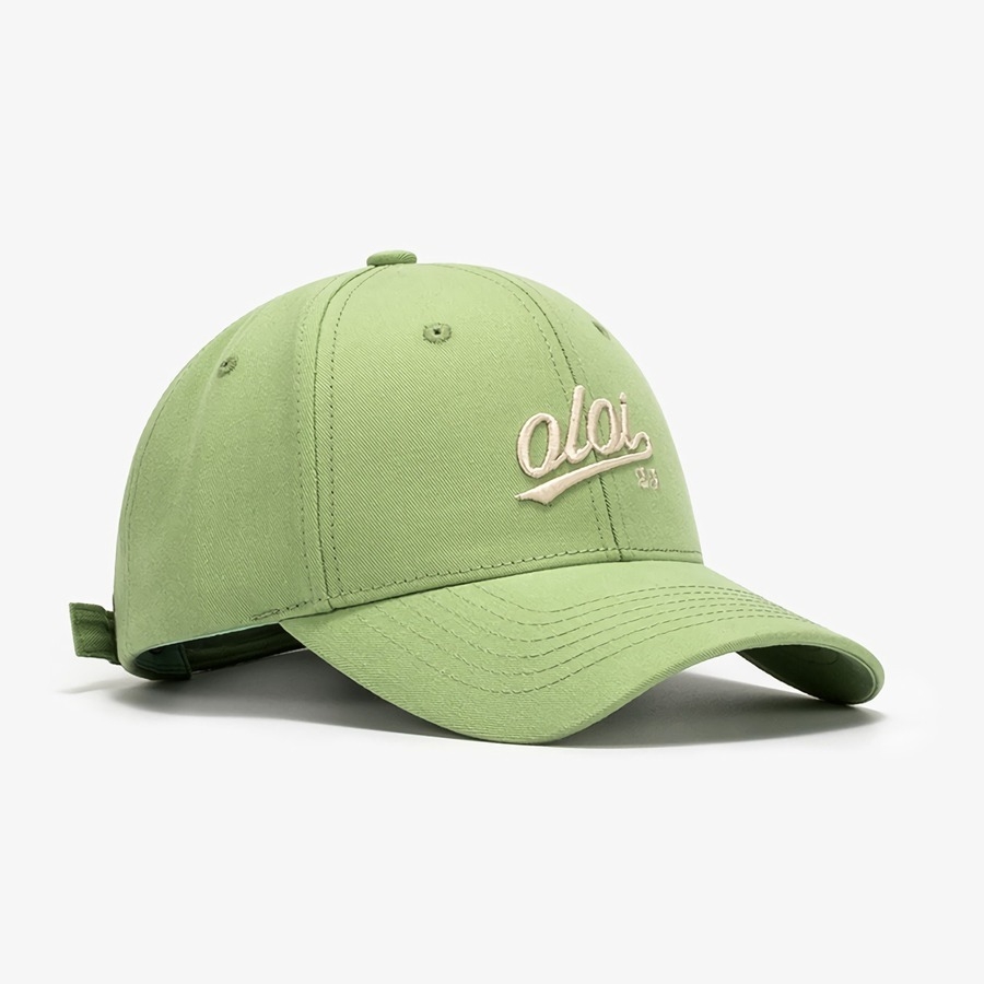 Summer New Fashion 8 Colors Letter Three-Dimensional Embroidery Outdoor Bent Eaves Adjustable Shaded Baseball Cap 56-59Cm