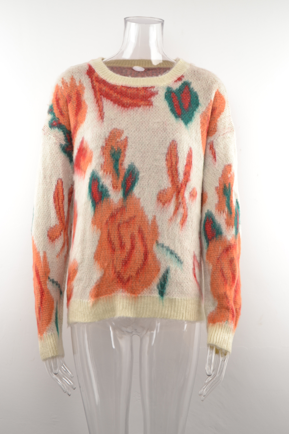 Winter New Tie-Dye Stretch Knitted Stylish Sweater