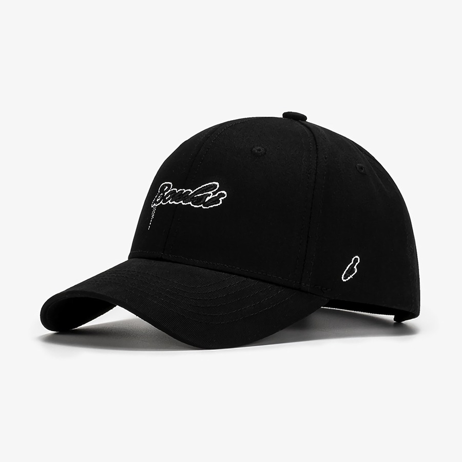 Summer New 9 Colors Letter Embroidery Outdoor Simple Adjustable Sun Protection Baseball Cap 56-59Cm