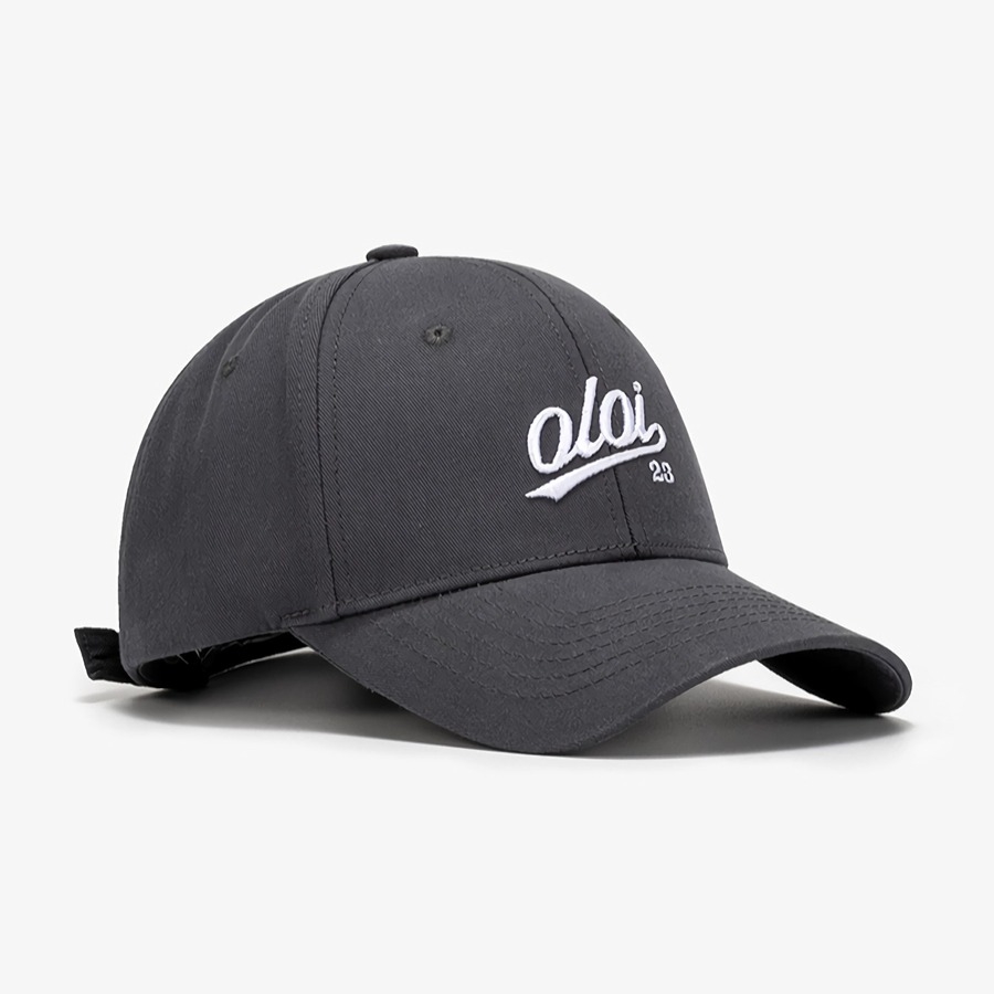 Summer New Fashion 8 Colors Letter Three-Dimensional Embroidery Outdoor Bent Eaves Adjustable Shaded Baseball Cap 56-59Cm