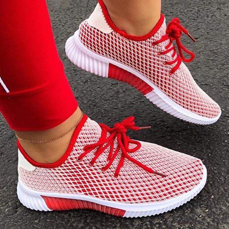 New Two Colors Breathable Lace-Up Stylish Sports Sneakers