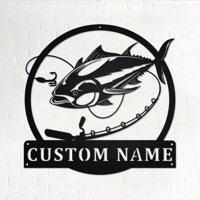 Metal Fish Wall Art, Metal Fish Sign, Metal Fish Yard Art, Metal Fish 