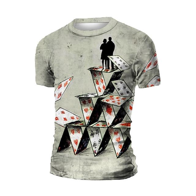 Men's 3D Printed Graphic T-Shirt – Cotton Short Sleeve Tee With Fashion Print (Sizes S-6XL) - View #4
