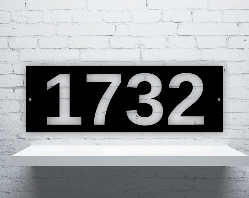 House Number Sign-House Numbers-Address Plaque-Address Sign-House Number-House Number Plaque-Modern Address Sign-Independence day