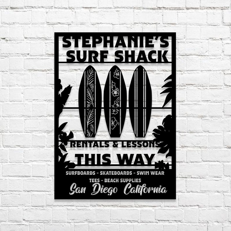 Personalized Garden Metal Sign,Customized Metal Sign,Custom Family Name Sign,Gift For Gardener,Greenhouse /Fence Décor,Housewarming Gift.