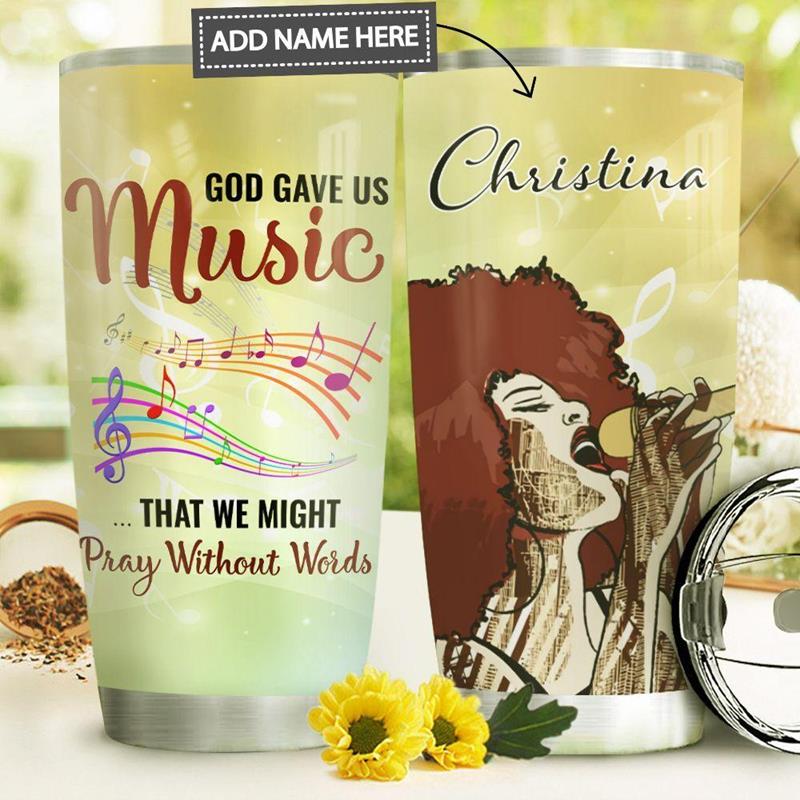 Bw Music Personalized Stainless Steel Tumbler 20Oz