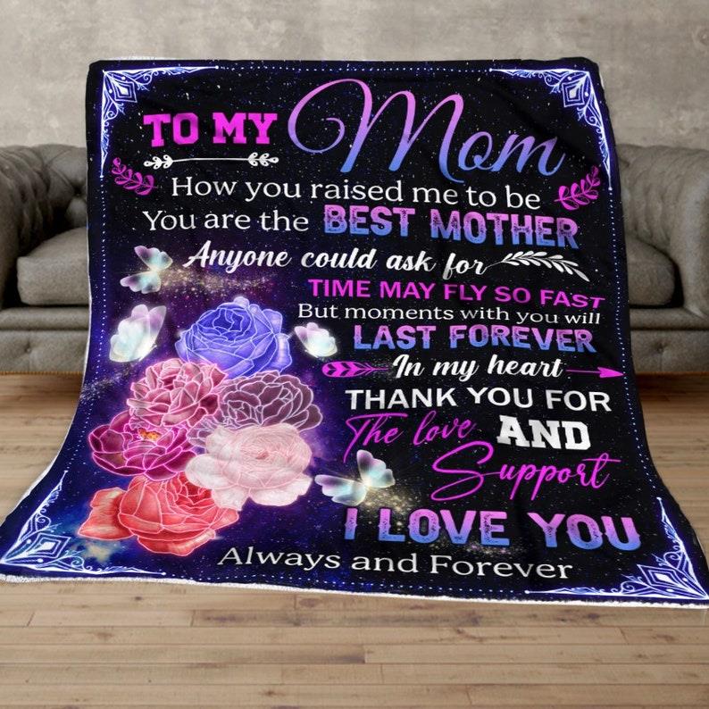 Personalized To My Mom Blanket, You Are The Best Mother, Throw Blanket For Mother, Mom, Grandma