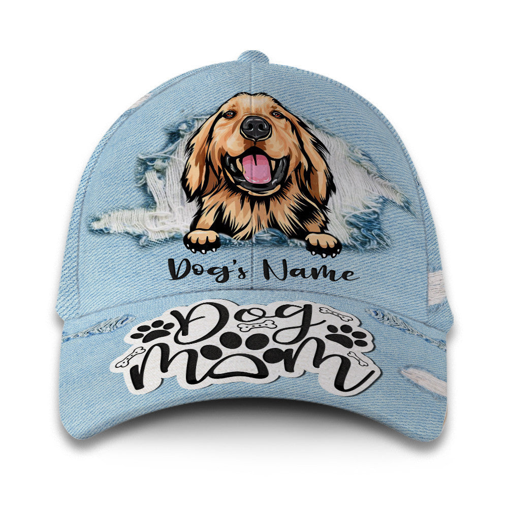 Golden Retriever Dog Mom Customized Hat Classic Cap Hat
