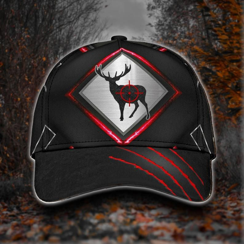Deer Hunting Classic Cap, Gift For Hunting Lovers, Custom Hat, Birthday's Gift, Unisex Caps Hat