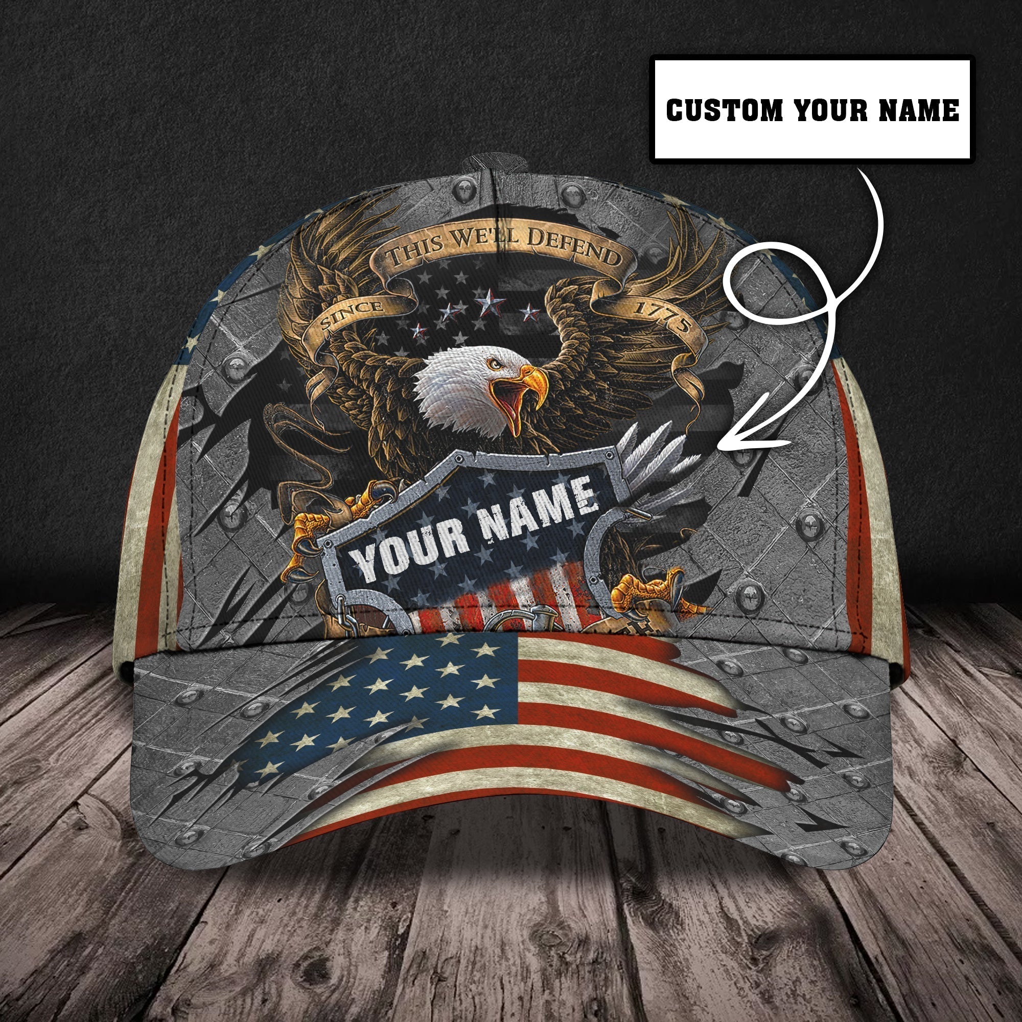 Personalized Veteran Full Printed Baseball Cap, Veteran Hat For Men And Women, Cap Hat For Veteran Dad Hat
