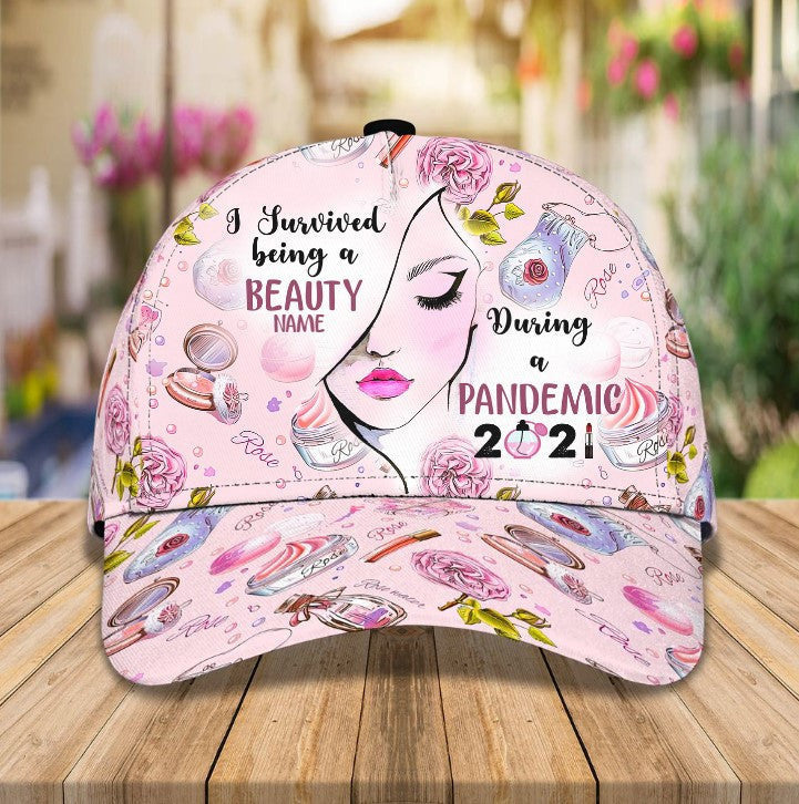 Personalized Makeup Beauty Baseball Cap for Makeup Girl, Makeup Beauty Hat for Her Hat