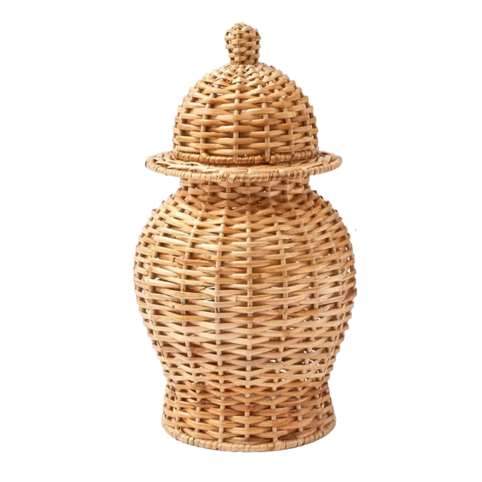Wicker Vases Rustic Farmhouse Decor | Rusticozy