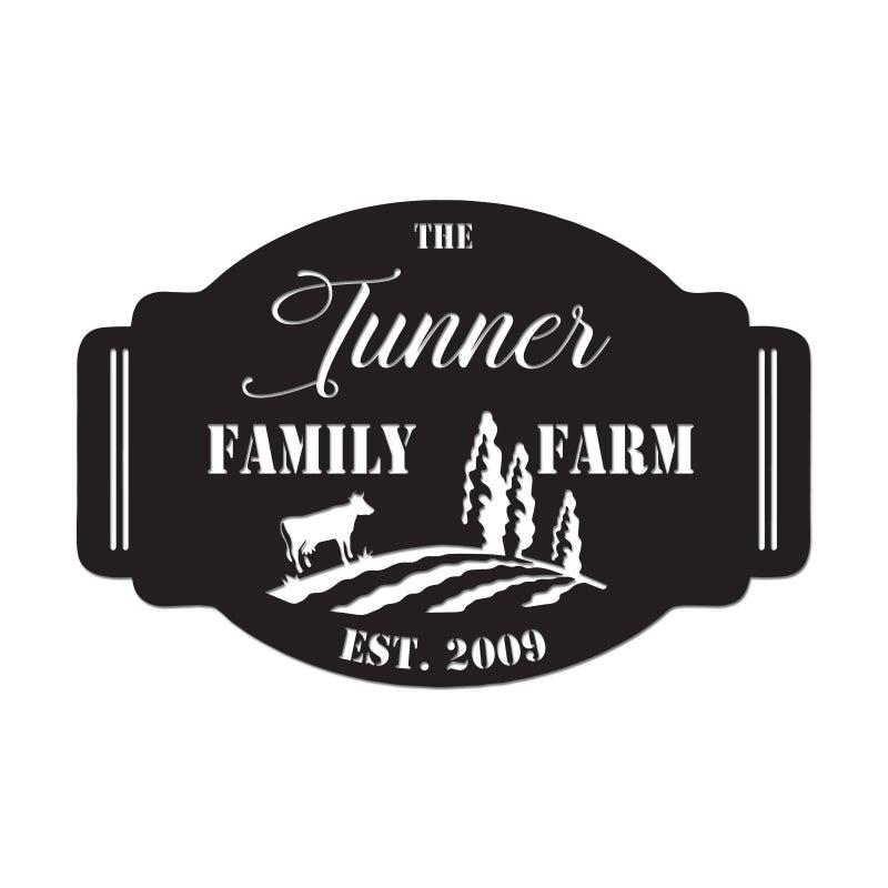 Personalized The Family Farm Metal Sign, Custom Name, Outdoor Metal Sign, Gift For Family, Farm Lovers, House Decor, Custom Outdoor Signs
