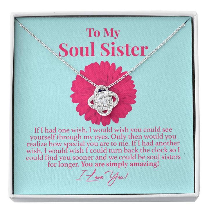 Soul Sister Wishes Love Knot Necklace