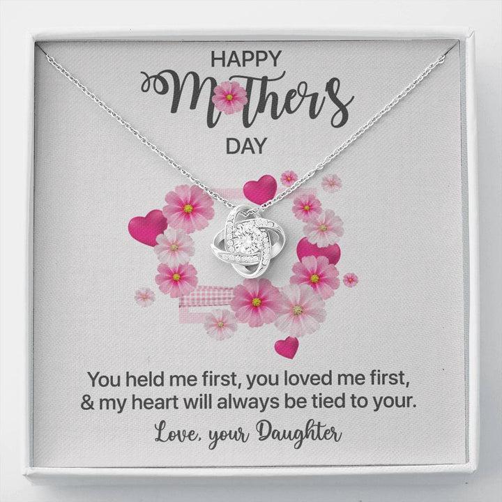 Mother's Day Gift For Mom From Daughter - The Love Knot Necklace