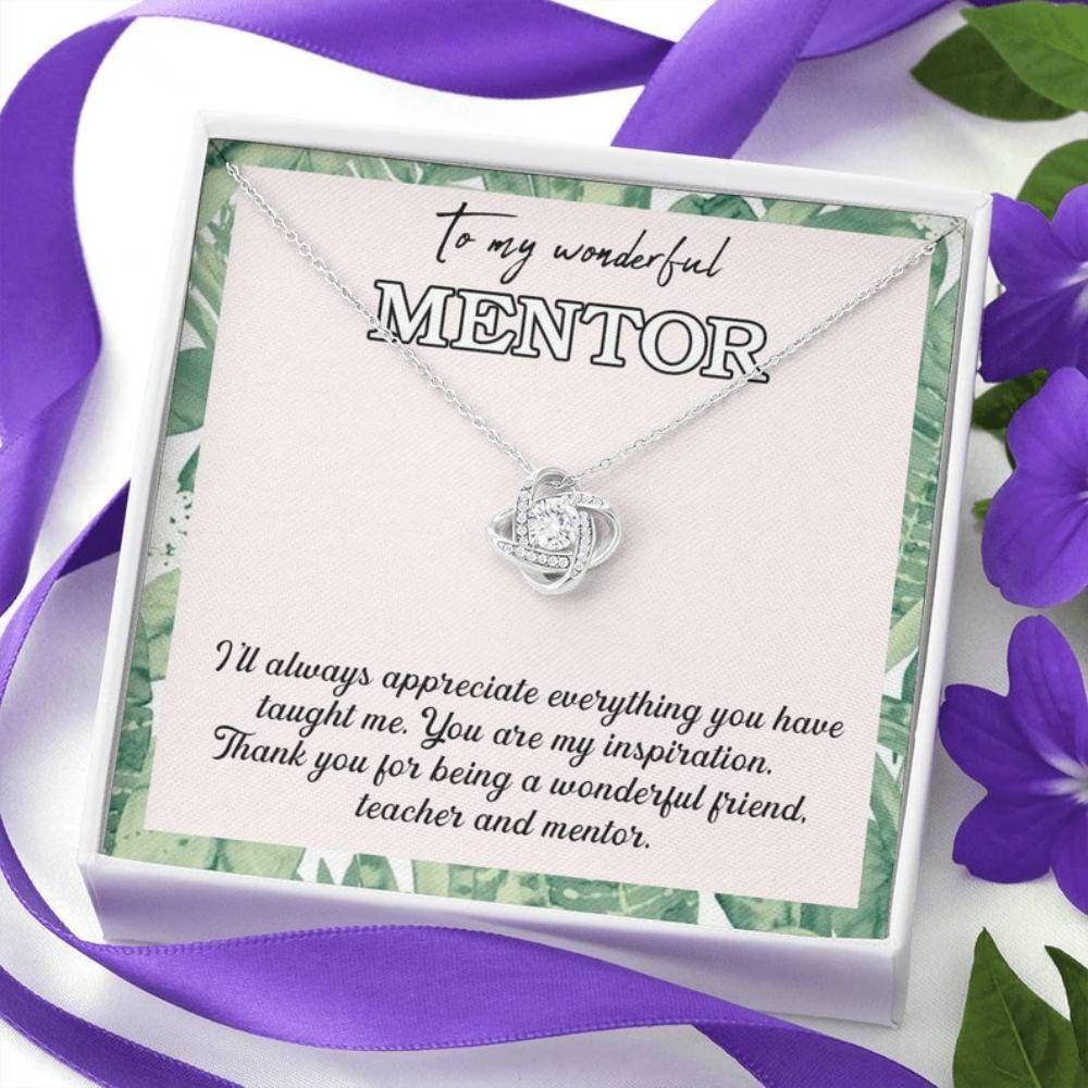 Mentor Gift Necklace, Mentor Thank You, Mentor Appreciation, Teacher