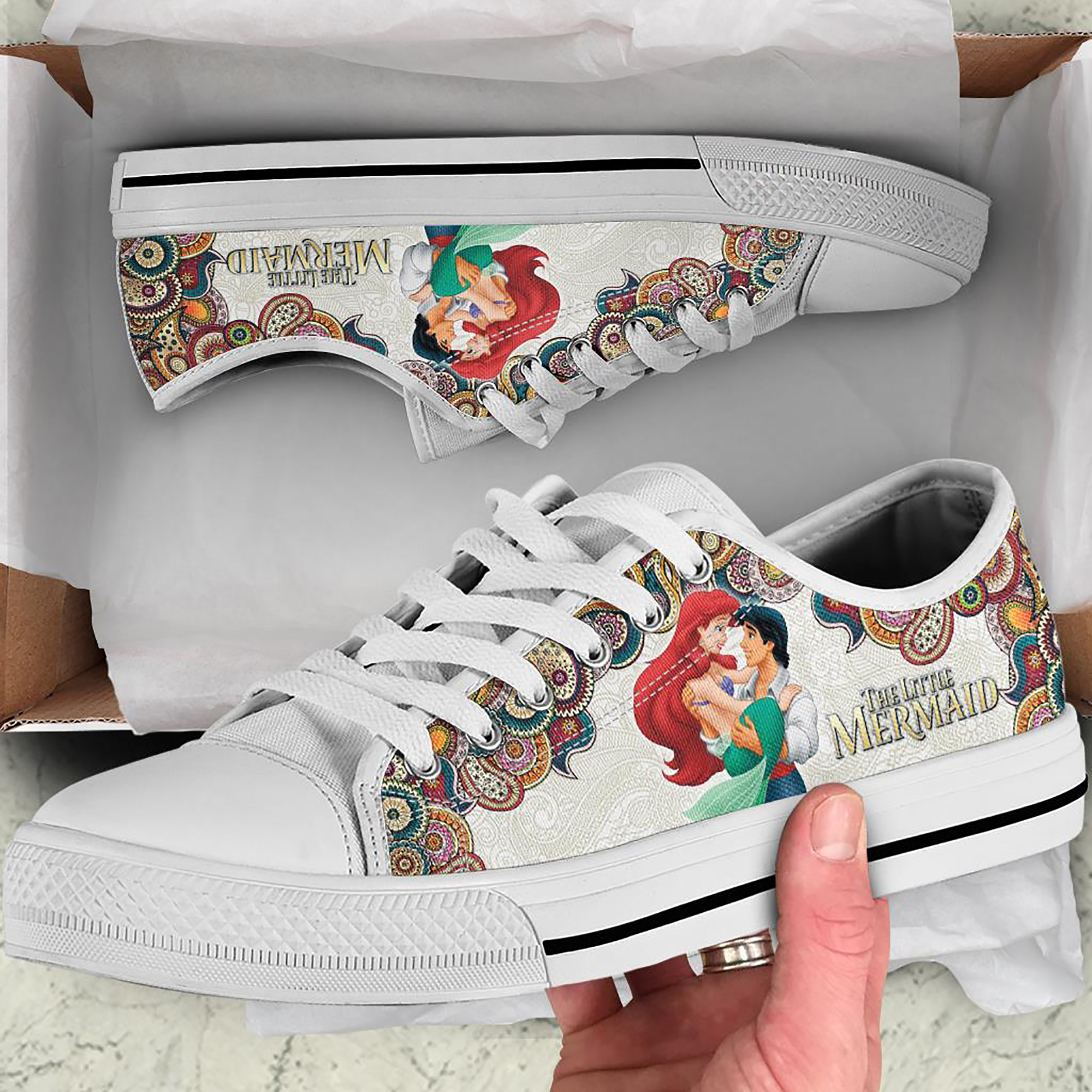 Mermaid converse shoes fashion