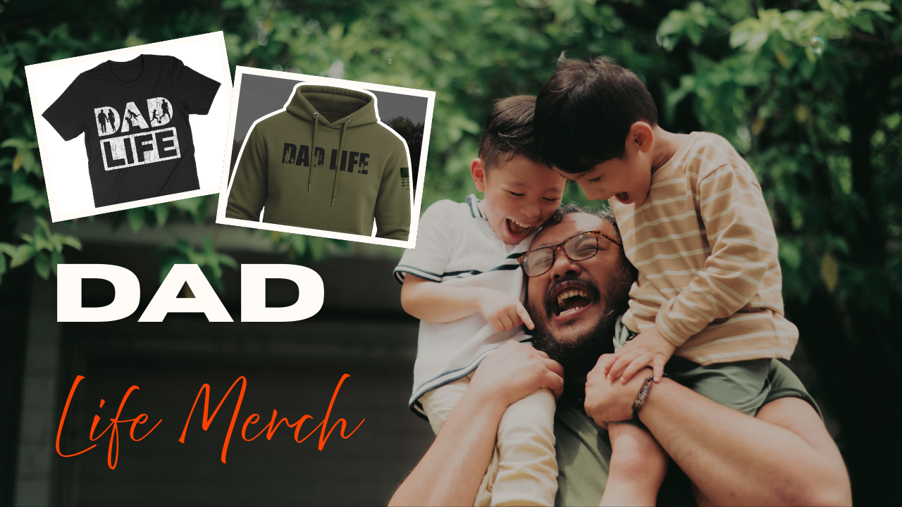 Happy father'day, dad life merch gifts