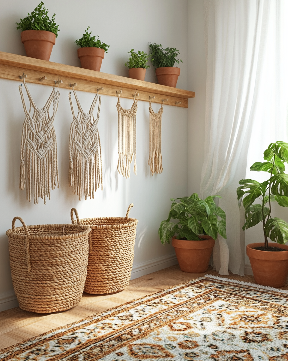 Boho Mudroom: Budget-Friendly Refresh Ideas | Vouzzy