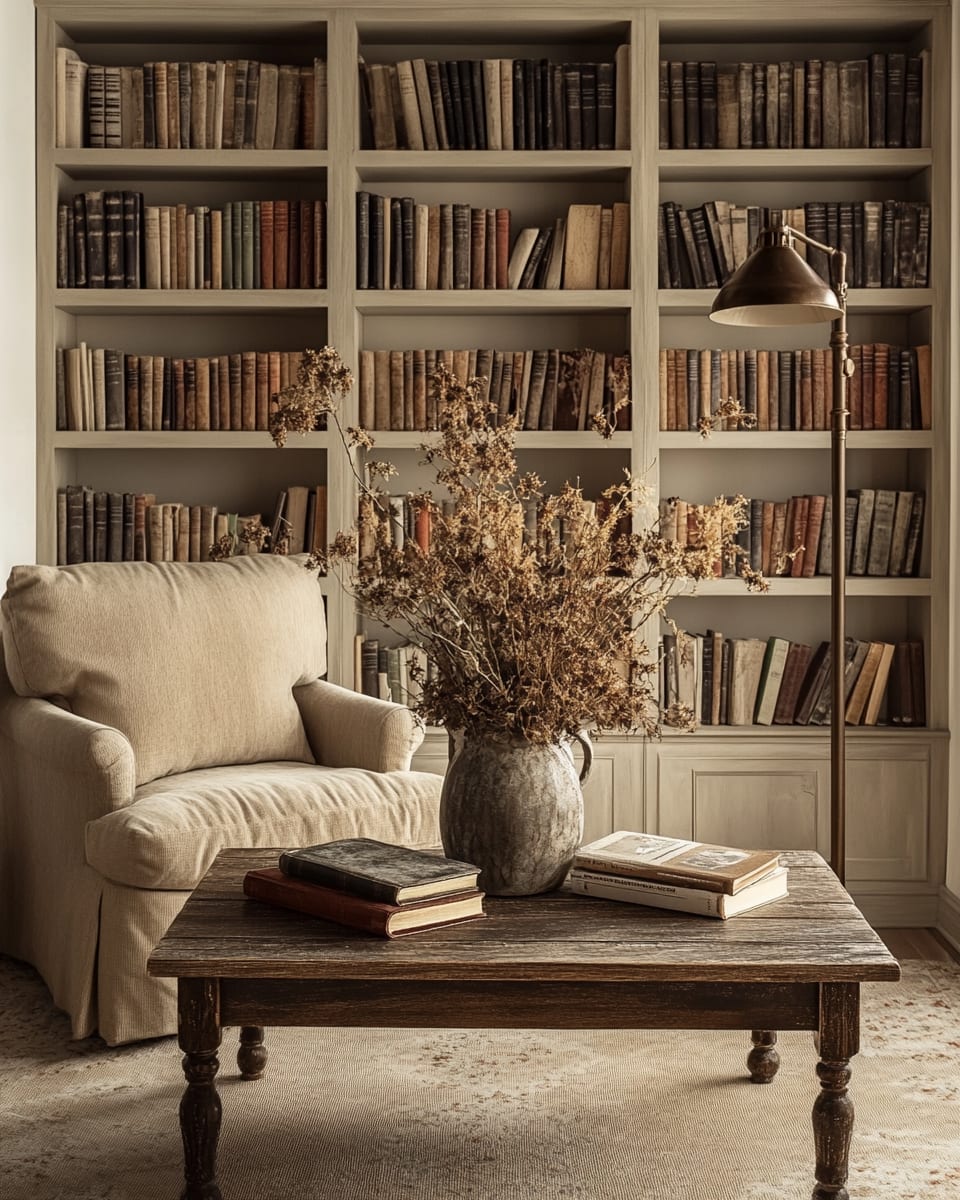 Seasonal Refresh for Your Farmhouse Library | Vouzzy