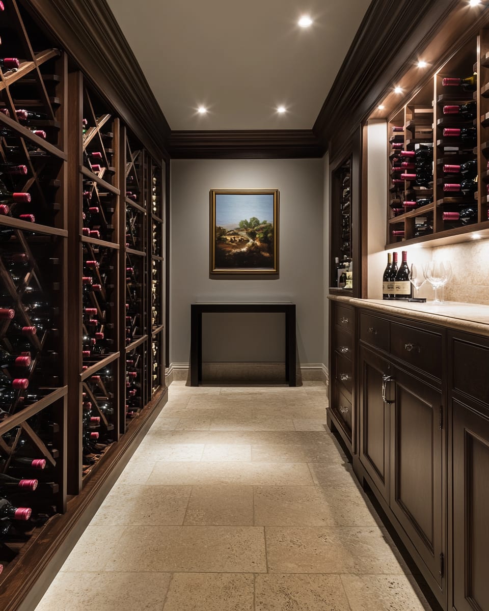 Refined Traditional Wine Cellar | Vouzzy