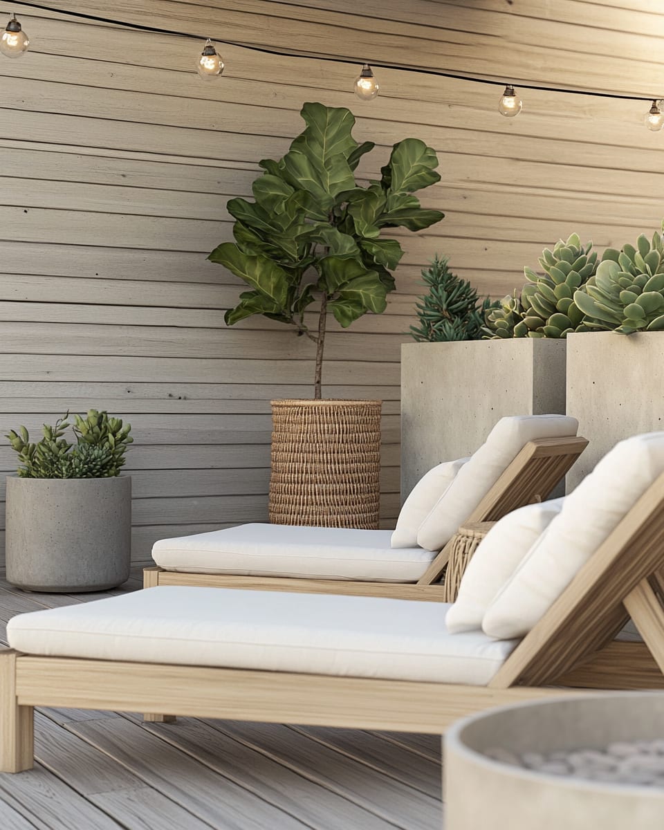 Minimalist Boho Deck Retreat | Vouzzy
