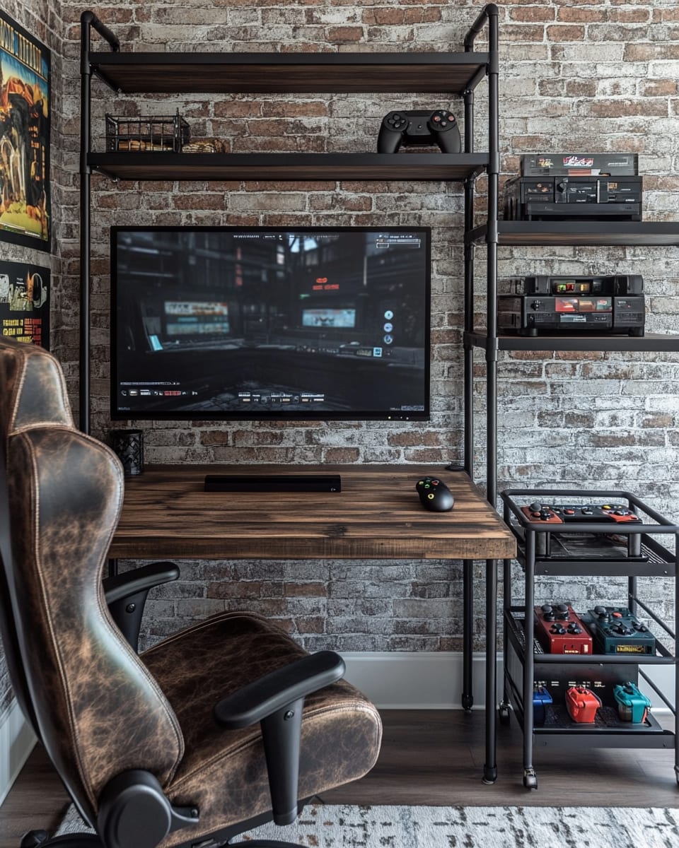 Compact Industrial Game Room Ideas | Vouzzy