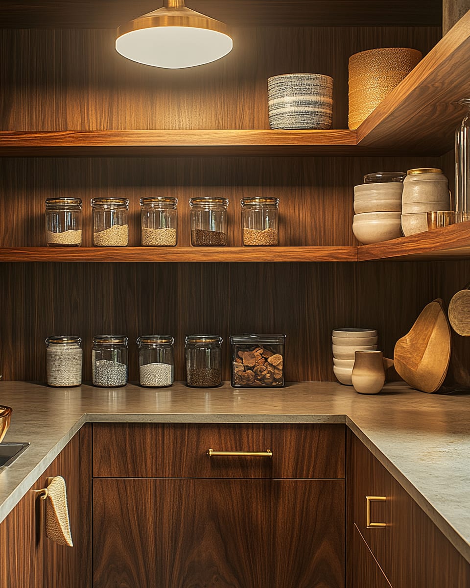 Mid-Century Pantry: Vintage Meets Modern | Vouzzy