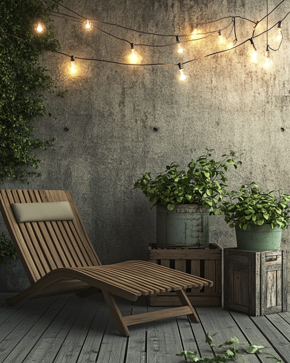 Vintage Modern Scandinavian Patio Ideas | Vouzzy