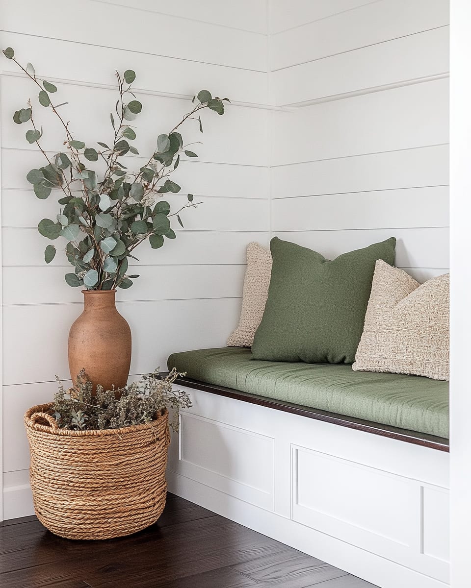 Farmhouse Mudroom Seasonal Refresh Ideas | Vouzzy