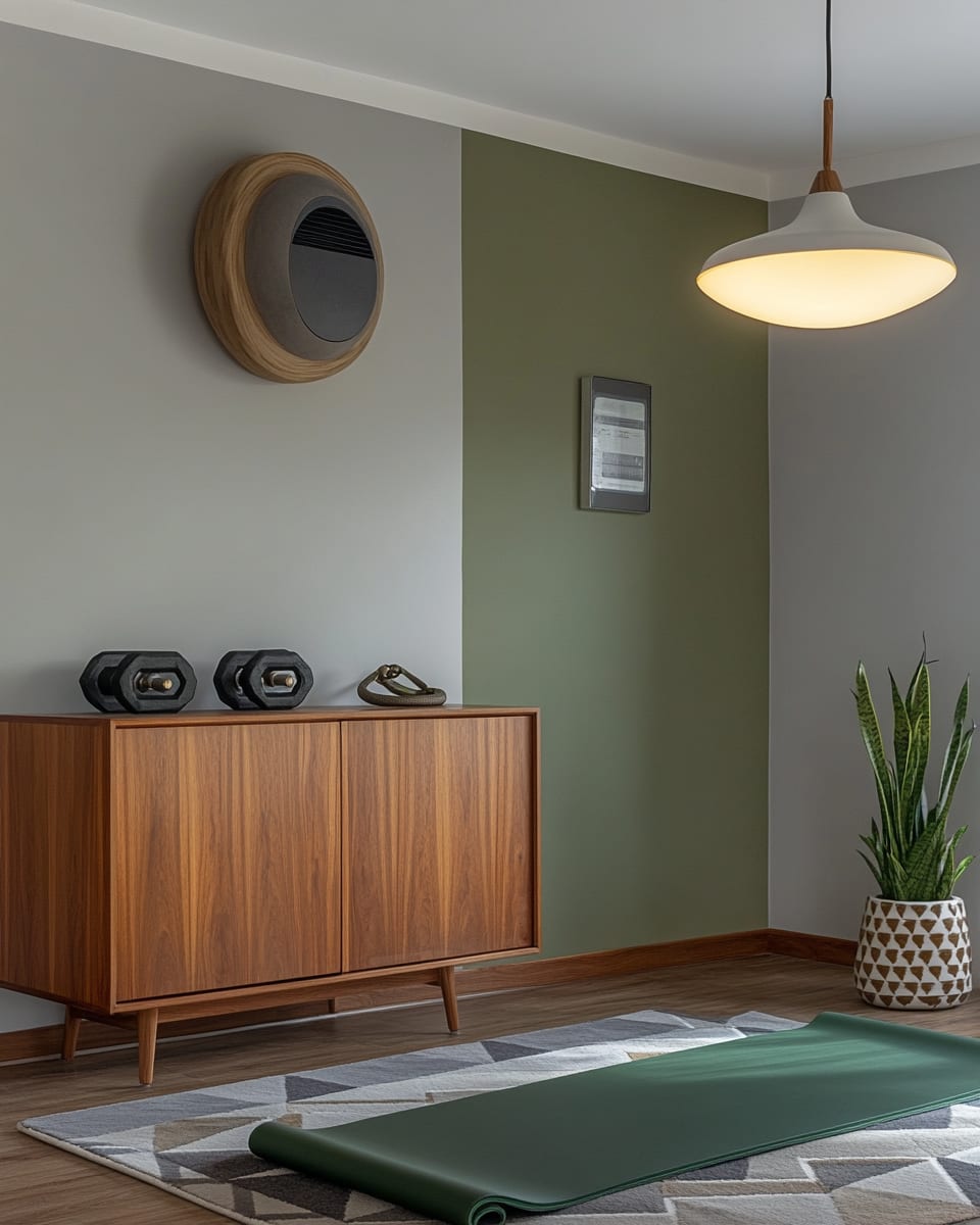Retro-Inspired Home Gym Refresh