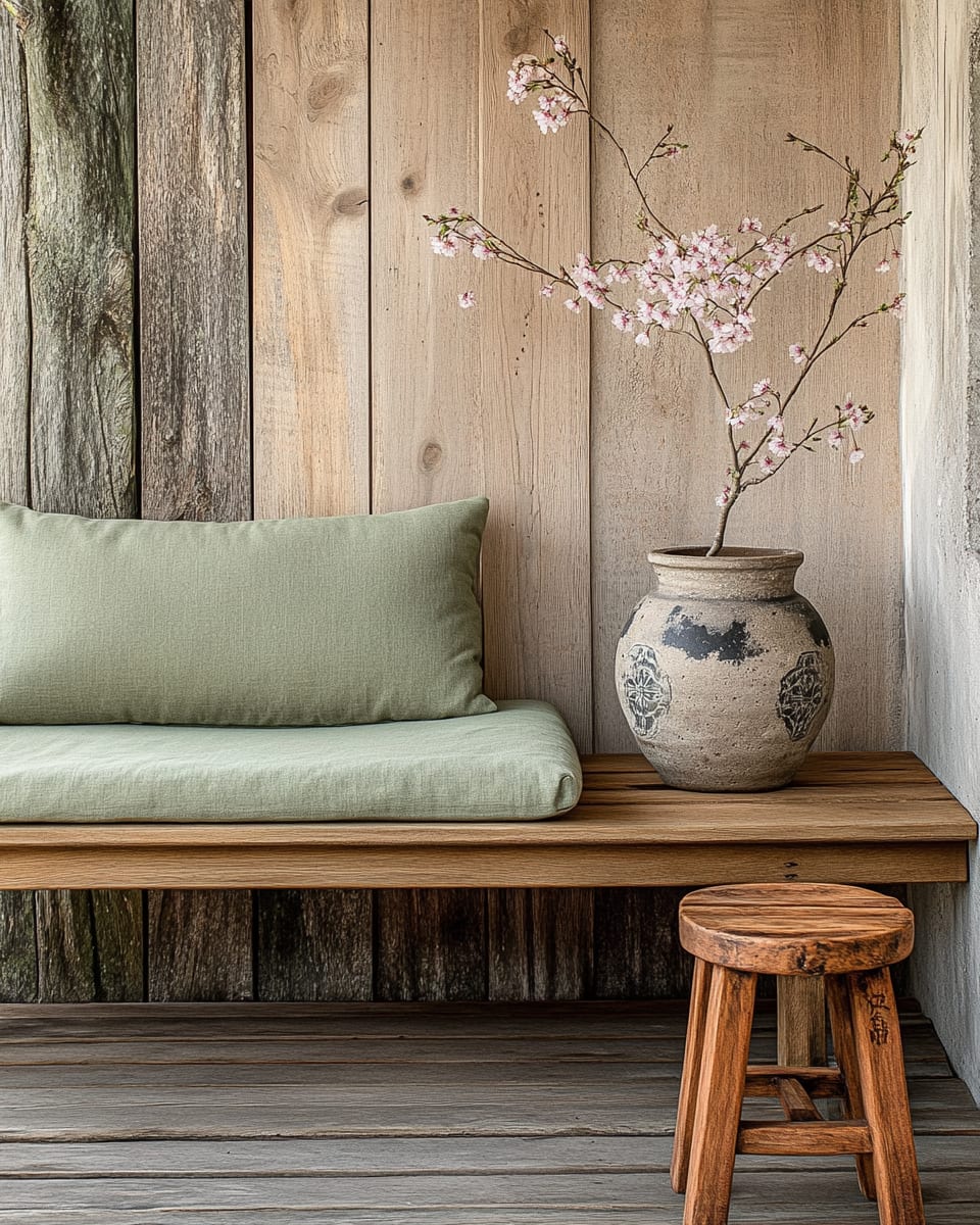 Japandi Porch: Vintage Meets Zen | Vouzzy