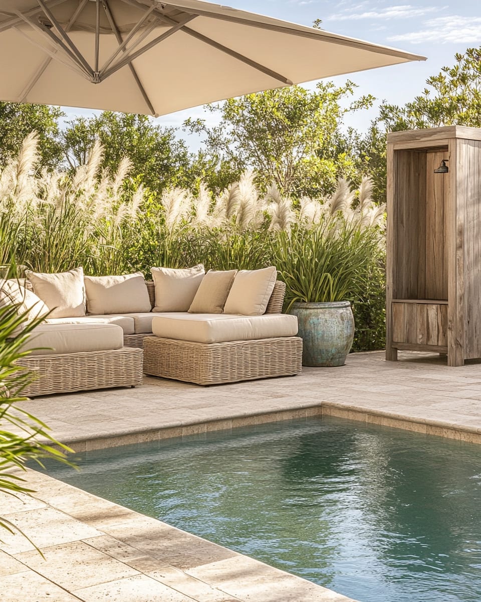 Relaxed Coastal Poolside Living