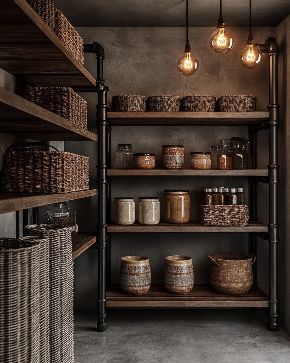 Raw Textures Industrial Pantry