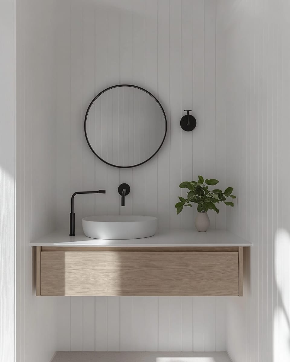 Nordic Nook Powder Room Refresh